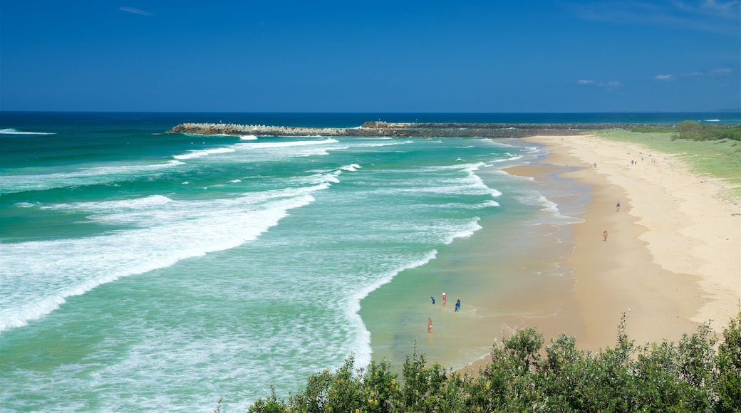 Ballina showing a sandy beach