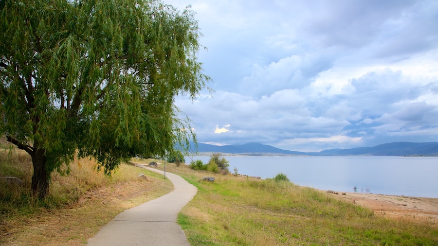 Lake Jindabyne featuring general coastal views