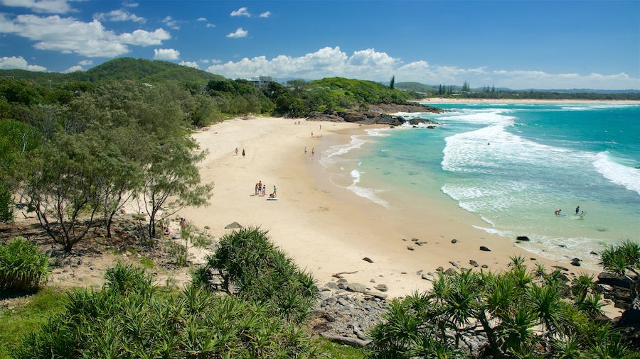 Tweed Heads ofreciendo una playa de arena