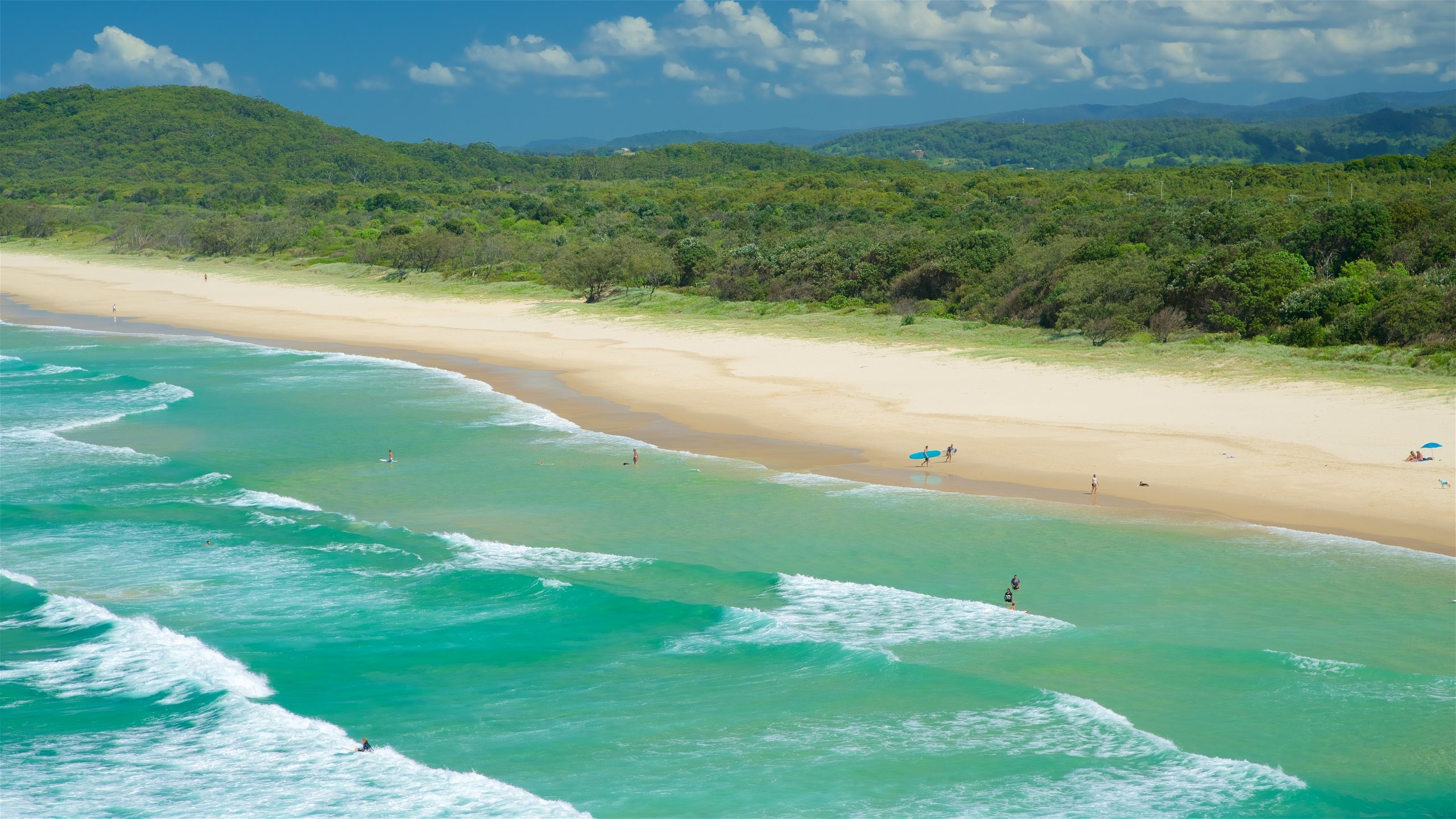 Tweed Heads showing a beach