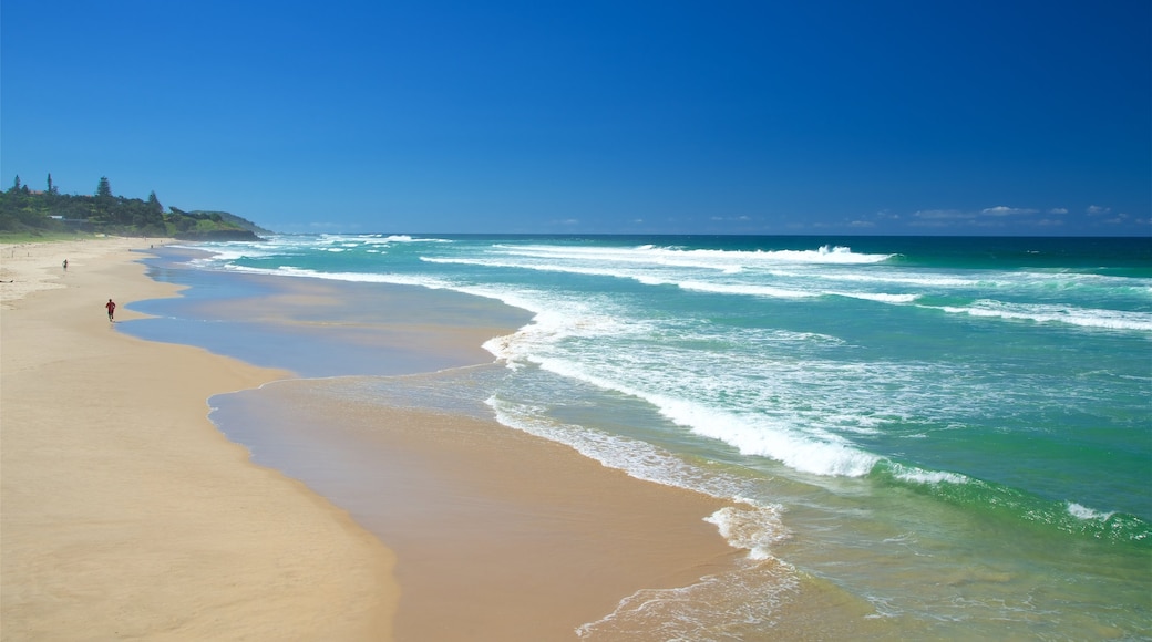 Ballina showing a beach