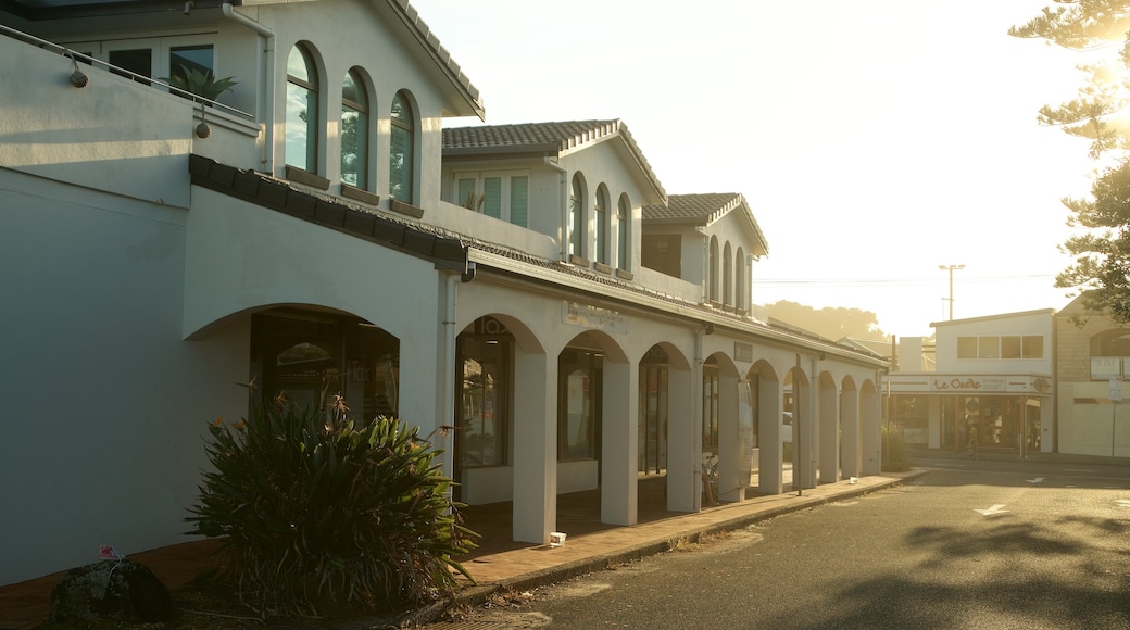 Lennox Head featuring a coastal town