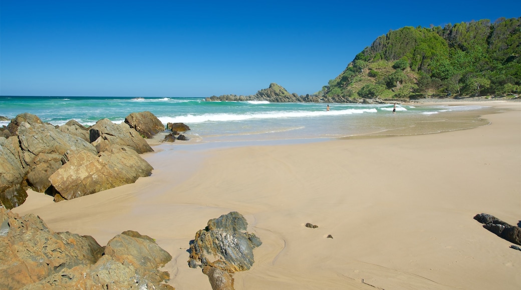 Kings Beach showing a sandy beach