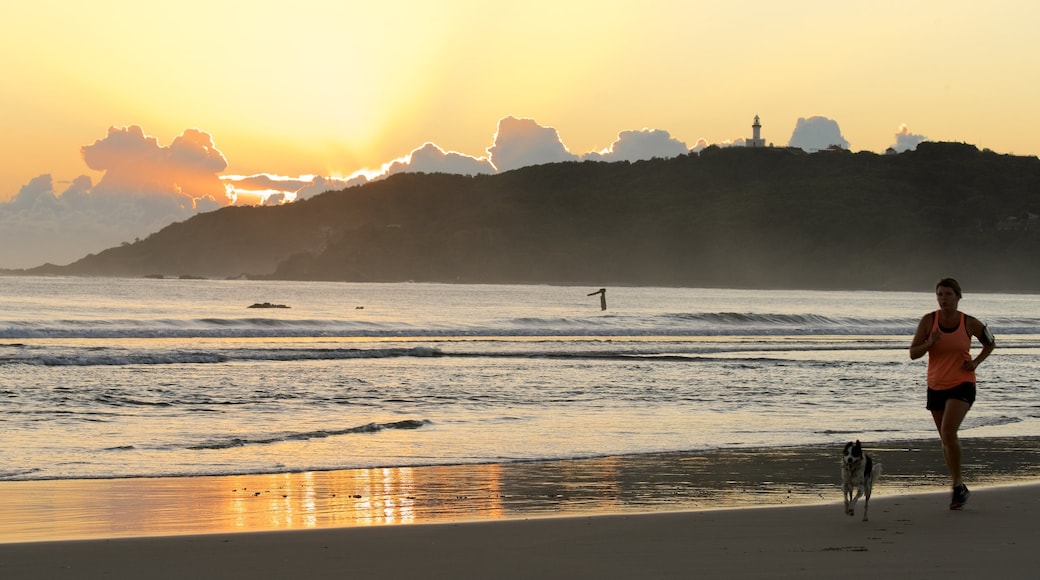 Byron Bay presenterar en strand