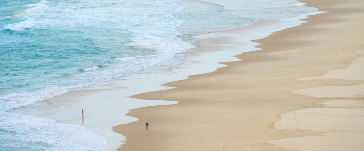 Tallow Beach featuring a beach