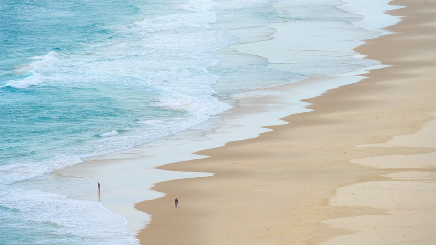 Tallow Beach featuring a beach