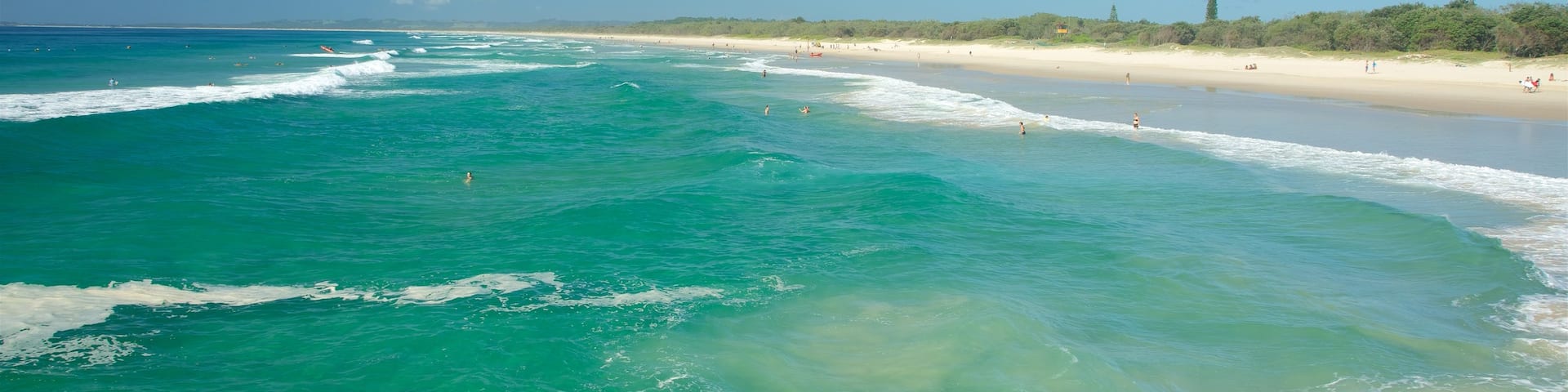 Brunswick Heads welches beinhaltet Strand