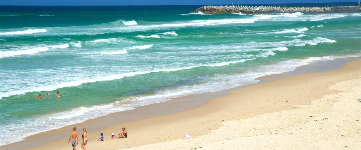 Ballina which includes a beach