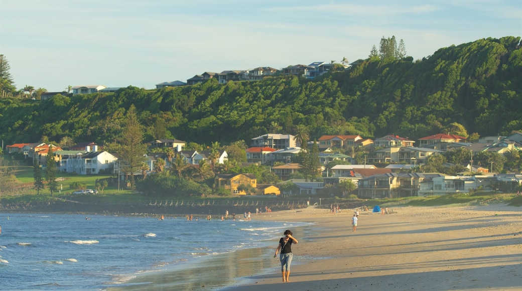 Lennox Head featuring a beach