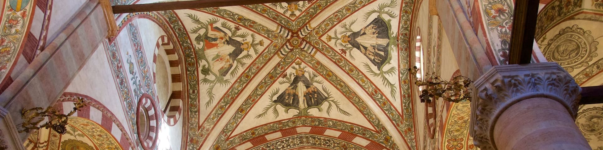 Verona which includes interior views, a church or cathedral and heritage architecture