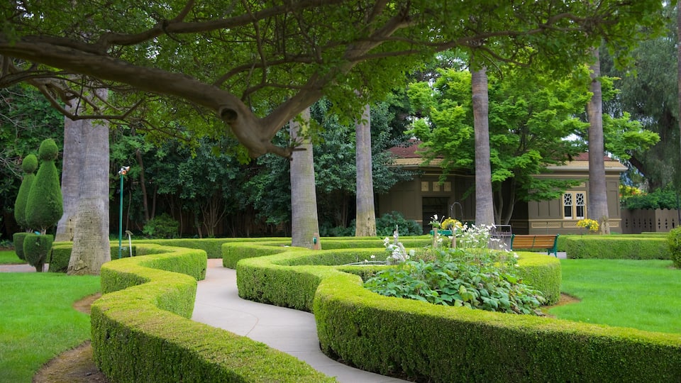 Winchester Mystery House showing a park