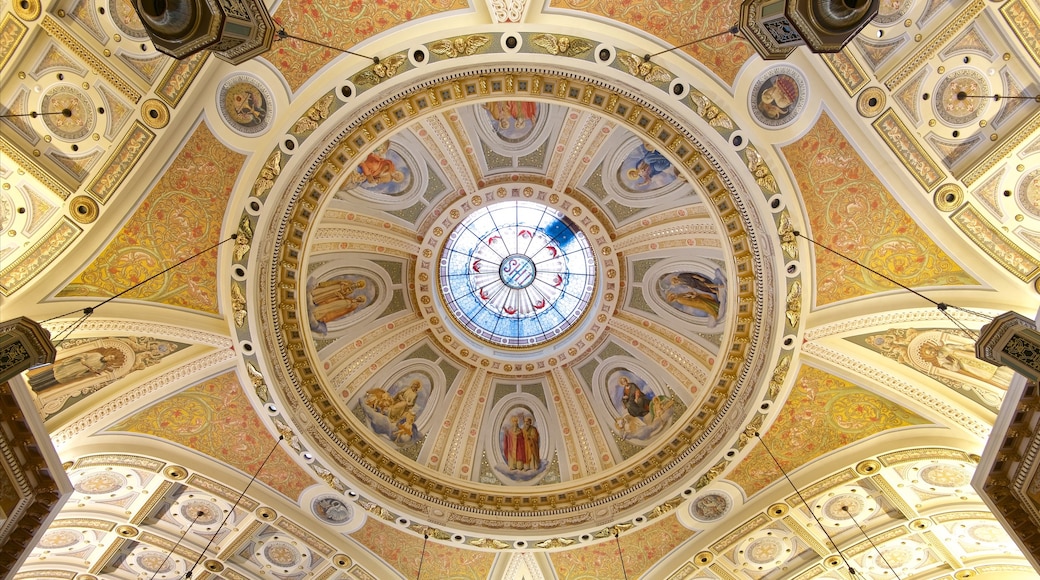 St. Joseph Cathedral Basilica which includes a church or cathedral and interior views