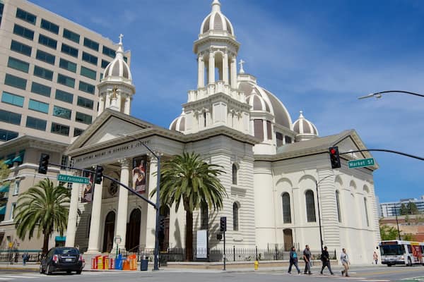 St. Joseph Cathedral Basilica featuring a church or cathedral
