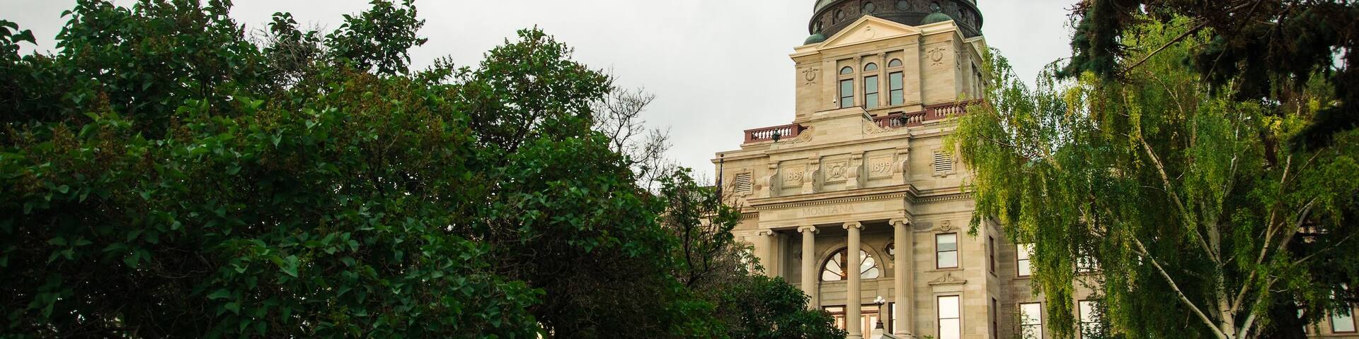 Helena which includes a garden, an administrative buidling and heritage architecture