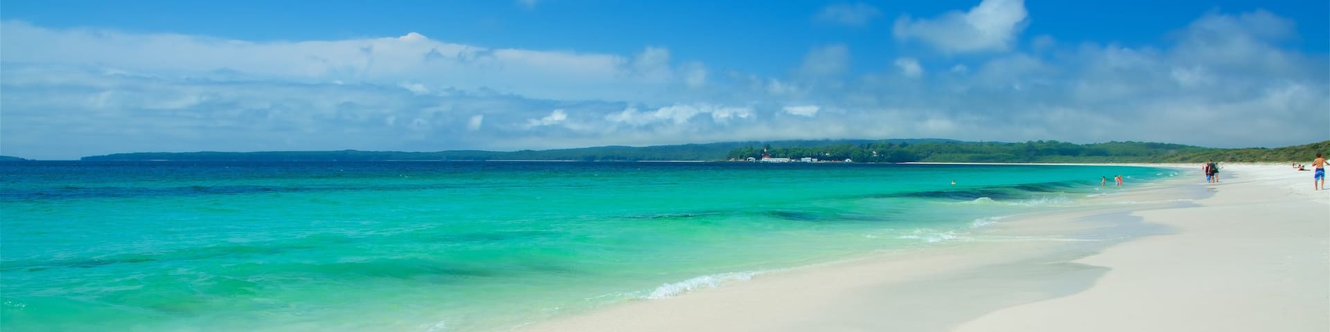 Jervis Bay showing a sandy beach and general coastal views