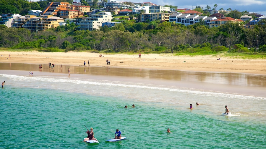 Coffs Harbour featuring general coastal views, swimming and a beach