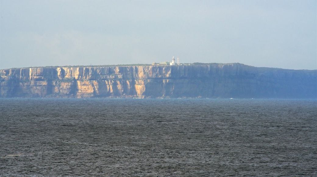 Sanctuary Point featuring rugged coastline and waves