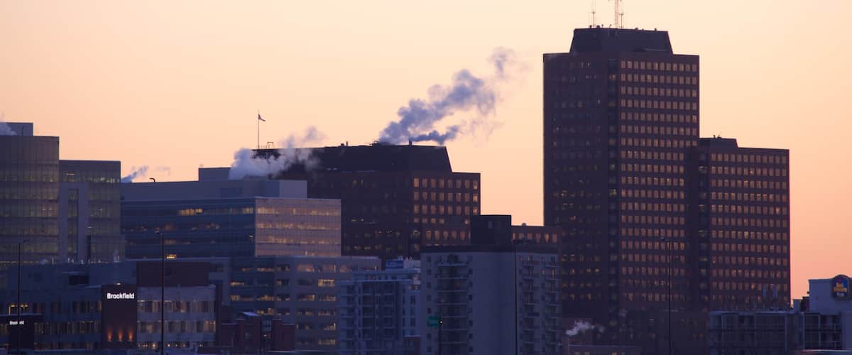 Ottawa featuring a sunset, skyline and a city