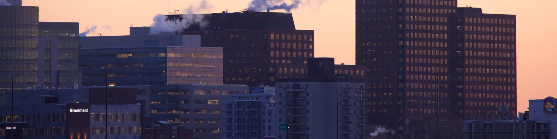 Ottawa which includes skyline, a sunset and a city