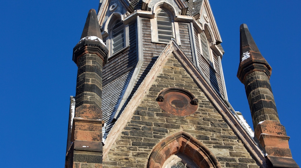 Charlottetown featuring snow and a church or cathedral