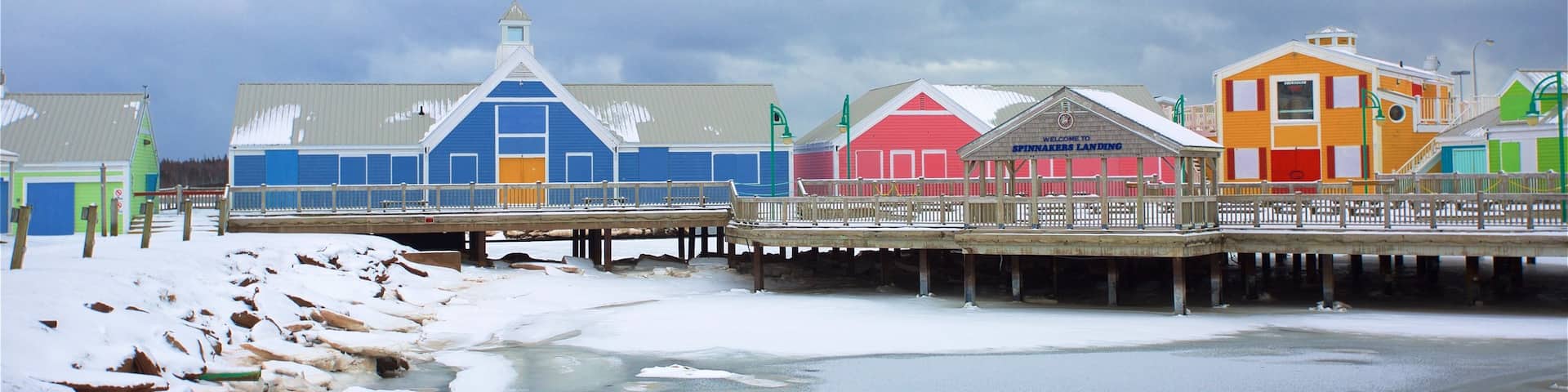 Summerside Harbor which includes a bay or harbor and snow