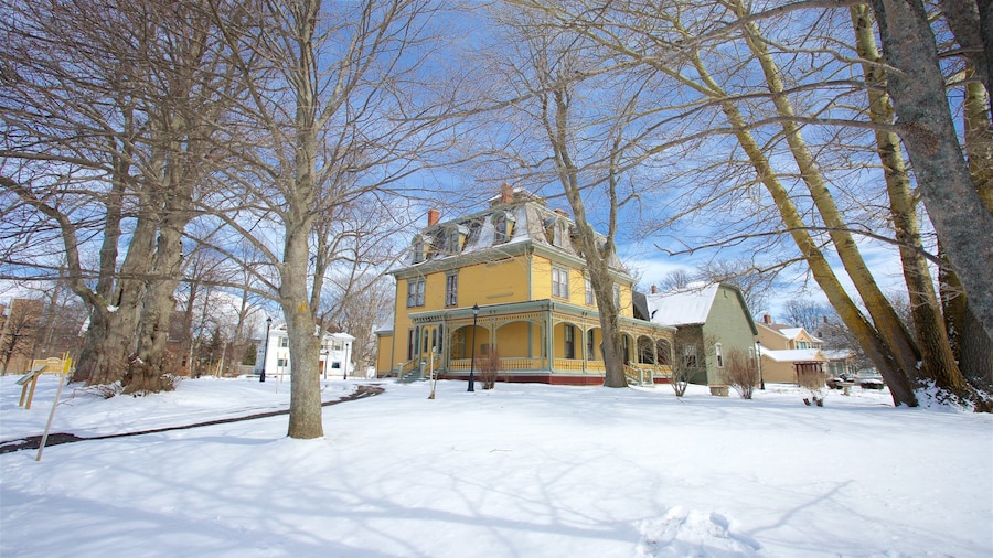 Beaconsfield Historic House which includes snow and a house