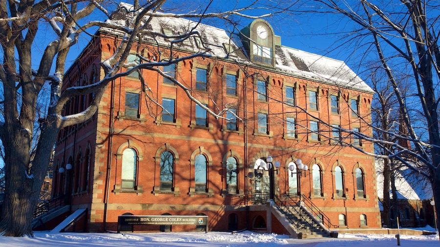 Charlottetown som omfatter sne