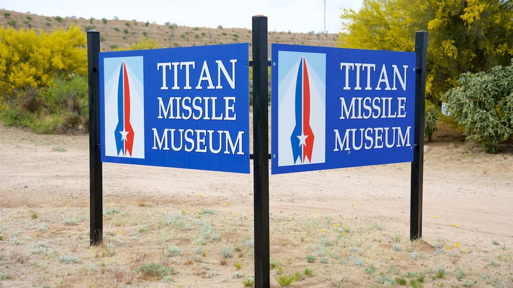 Titan Missile Museum das einen Beschilderung
