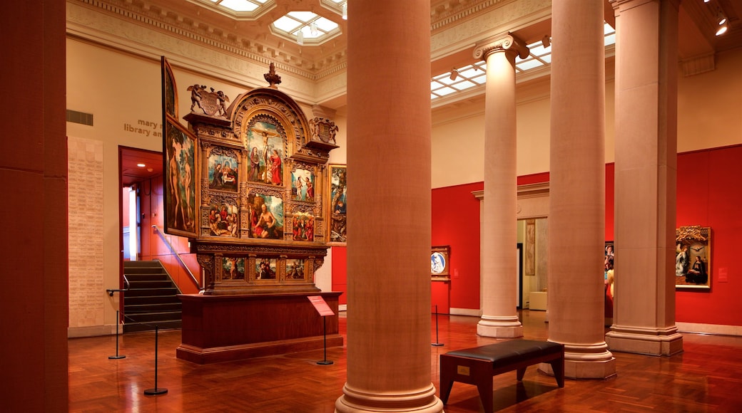 Kunstmuseum van Cincinnati inclusief interieur, historisch erfgoed en religieuze aspecten