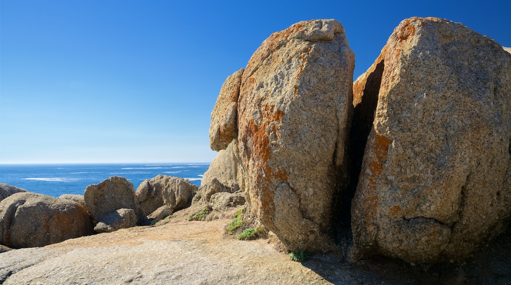 Llandudno Beach featuring rocky coastline and a beach