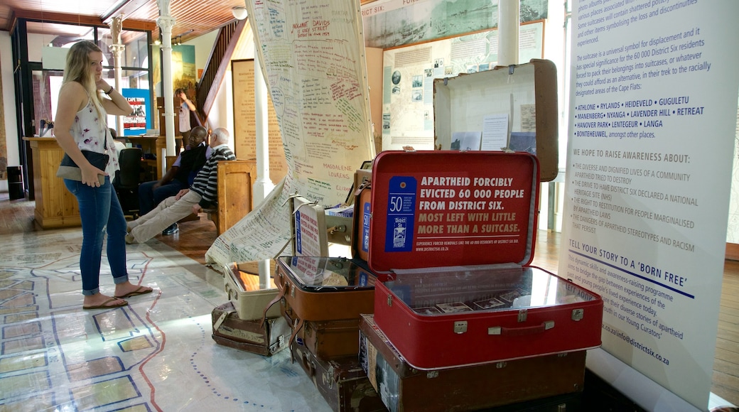 District Six Museum featuring interior views