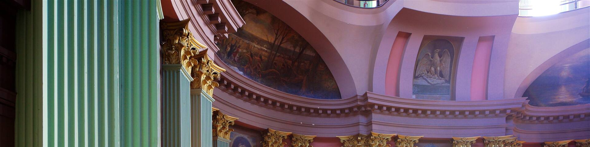 Old Courthouse featuring heritage architecture and interior views
