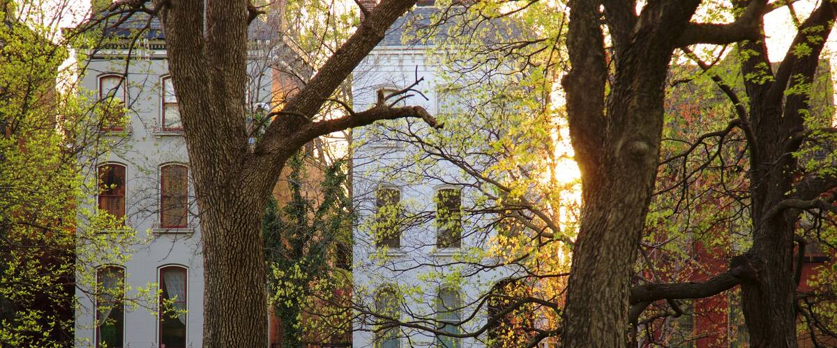 Lafayette Square featuring a house and a park