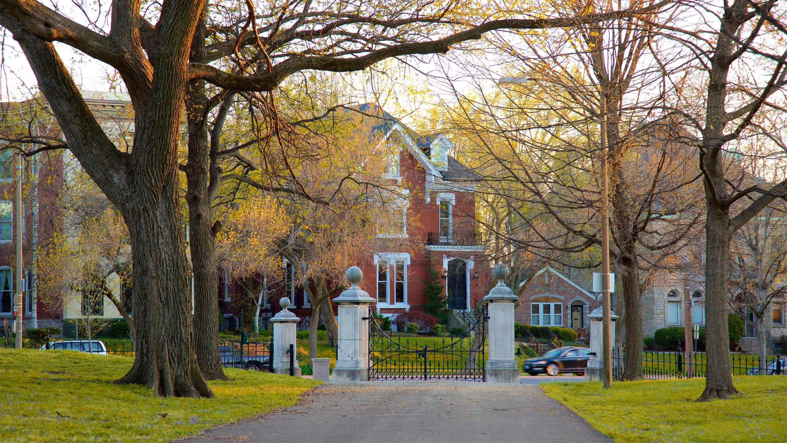 Lafayette Square featuring a house and a garden