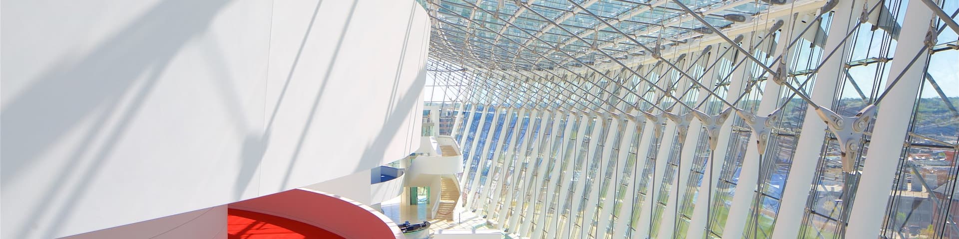 Kauffman Center for the Performing Arts which includes interior views and modern architecture