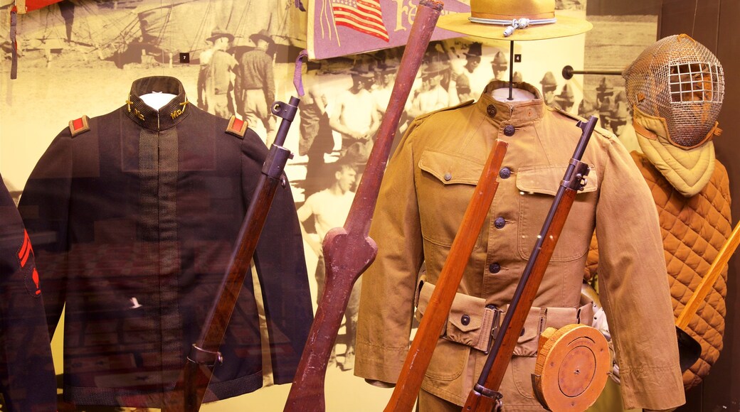 National World War I Museum at Liberty Memorial featuring interior views