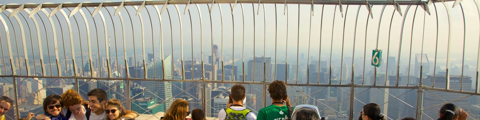 Empire State Building featuring views, a city and a skyscraper