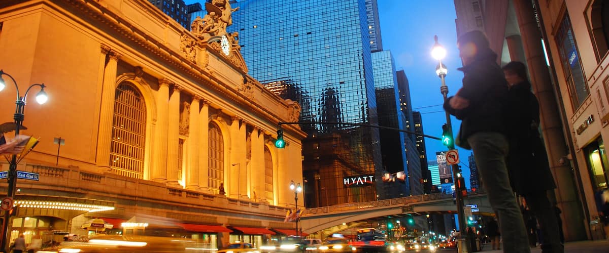 Grand Central Terminal mit einem Geschichtliches, historische Architektur und Stadt