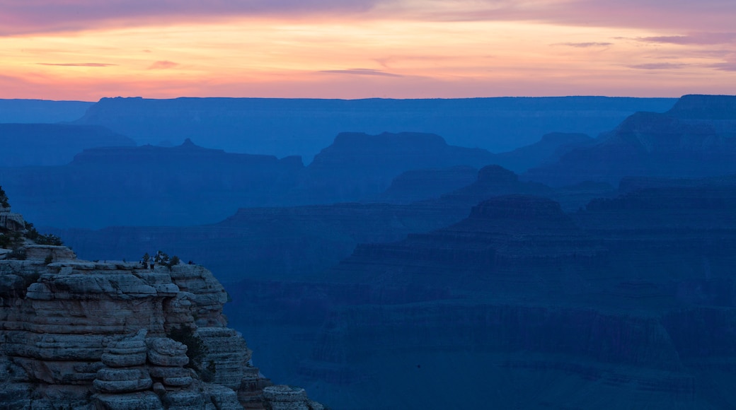 Grand Canyon which includes mountains, a gorge or canyon and landscape views