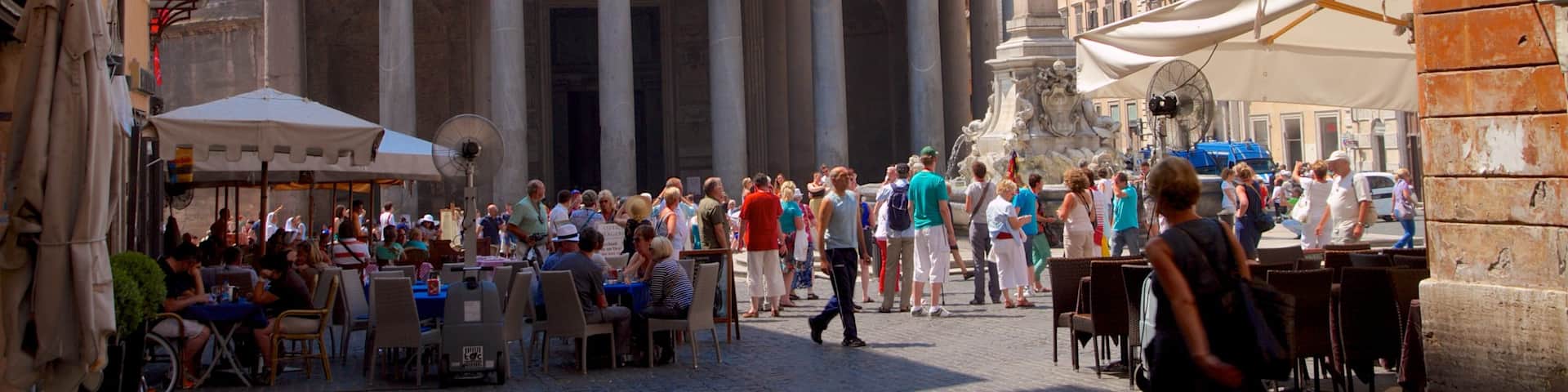 Pantheon featuring a monument, a city and a square or plaza