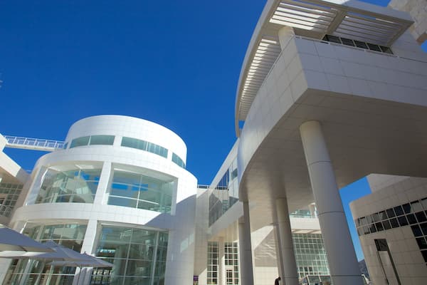 Getty Center featuring a city