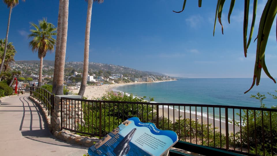 Laguna Beach toont vergezichten, een strand en algemene kustgezichten