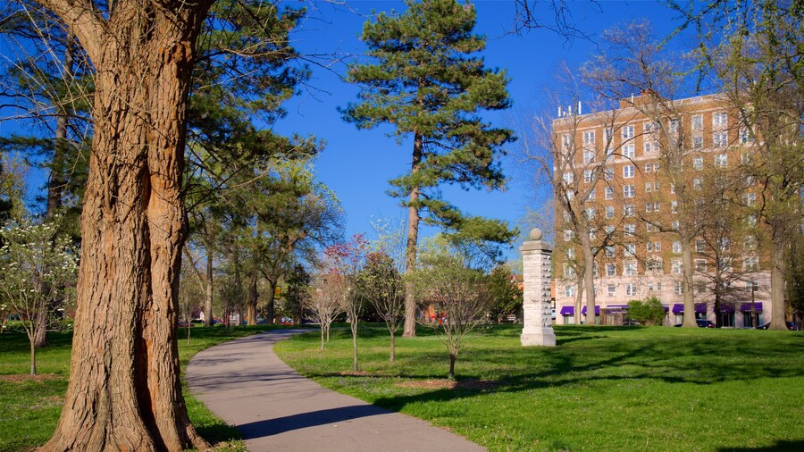 Tower Grove Park que incluye flores salvajes