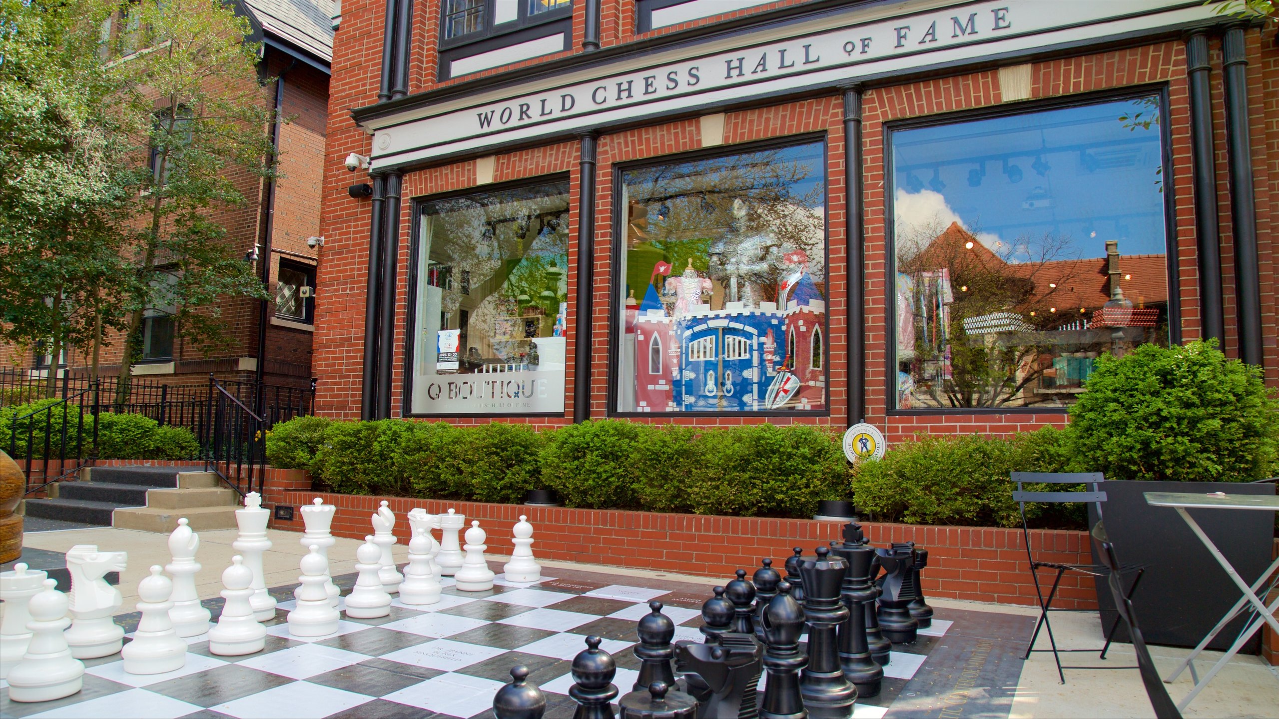 STLCC Vinyl Roll Up Chess Board – World Chess Hall of Fame