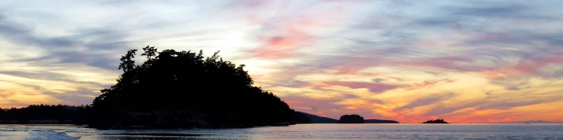 Mayne Island featuring waves