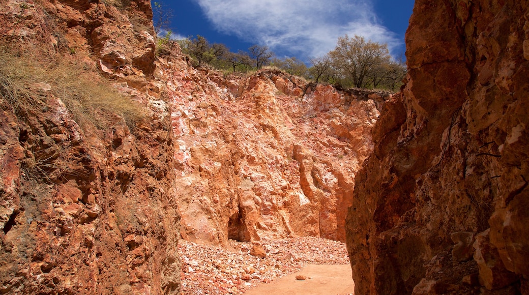 México mostrando una garganta o cañón