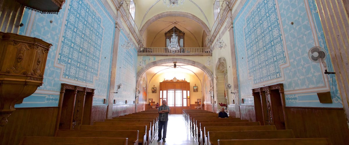 San Marcos Church featuring interior views and a church or cathedral