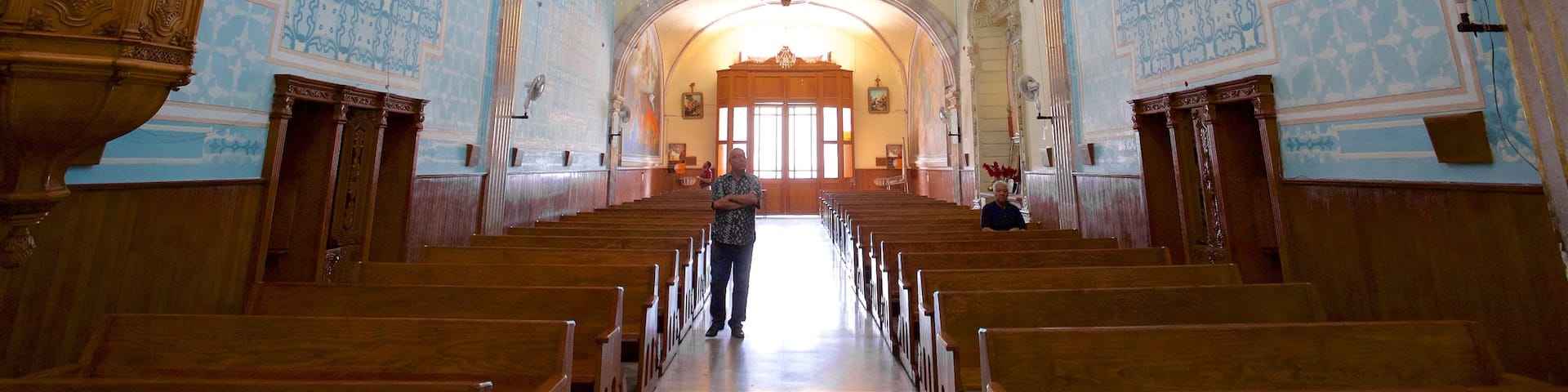 San Marcos Church which includes interior views and a church or cathedral