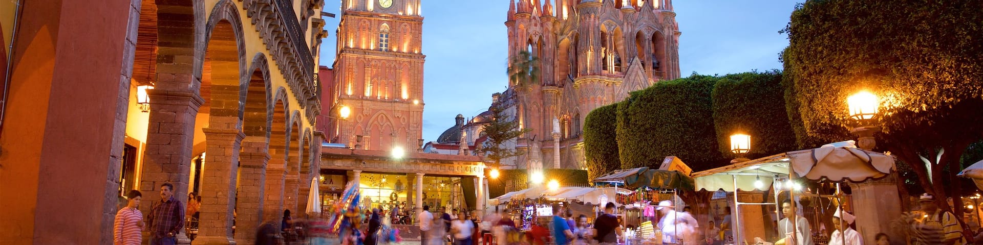 Parish Church of San Miguel Arcangel featuring heritage architecture and a church or cathedral