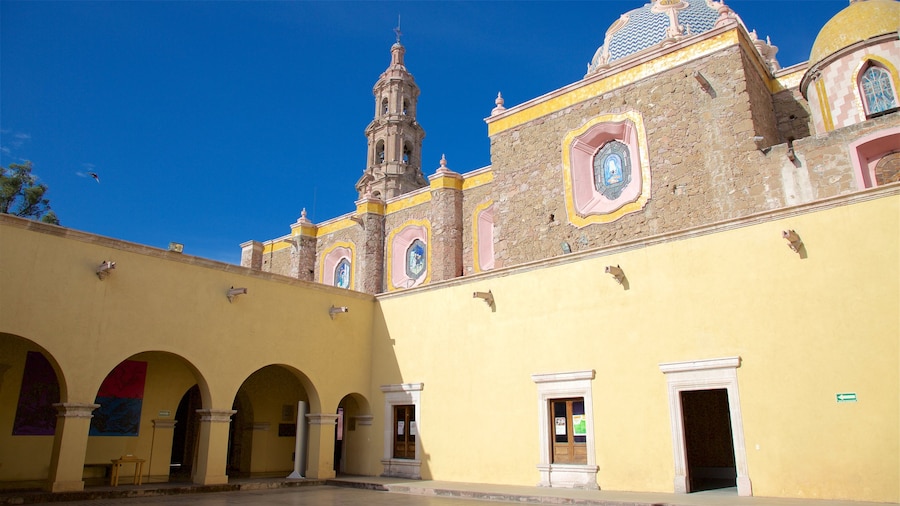 J. Guadalupe Posada Museum showing heritage architecture and a square or plaza